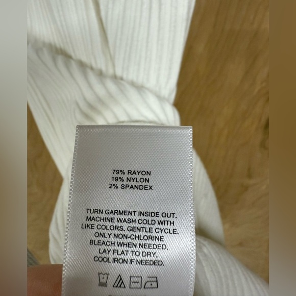 Vintage Express Midi Y2K Dress Color White Size medium Flared Stretch - Picture 6 of 9